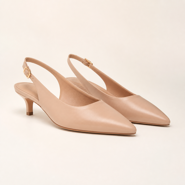 Nude slingback
